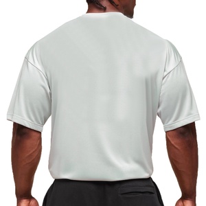 Camiseta Deportiva Casual de Alta Calidad para Hombre, Talla Grande, Tejido de Tela, Estampada, Transpirable, de Secado Rápido, Sin Arrugas, Corte Holgado, Manga Corta - Product Image 4