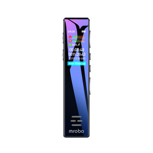 เครื่องบันทึกเสียง Mrobo A10 HD พร้อมระบบตัดเสียงรบกวน, เครื่องเล่นเสียงดิจิตอลระยะไกลพร้อมหน้าจอสี - Product Image 1