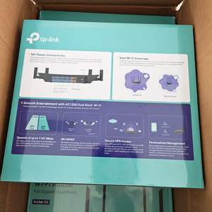 Routeur Wi-Fi Gigabit double bande <span class=keywords><strong>TP</strong></span>-<span class=keywords><strong>Link</strong></span> Archer C5 avec <span class=keywords><strong>VoIP</strong></span>, pare-feu et prise en charge du VPN pour le réseau domestique (IPv6) - Product Image 3