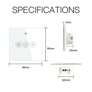 Interruptor Atenuador <span class=keywords><strong>de</strong></span> Luz Inteligente WiFi MOES, Compatible con Smart Life/Tuya, Interruptor <span class=keywords><strong>de</strong></span> Relé con Control Remoto, Compatible con Alexa y el <span class=keywords><strong>Asistente</strong></span> <span class=keywords><strong>de</strong></span> <span class=keywords><strong>Voz</strong></span> <span class=keywords><strong>de</strong></span> <span class=keywords><strong>Google</strong></span> - Product Image 6