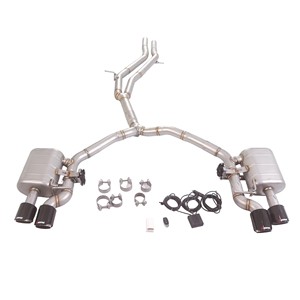 Sistema de <span class=keywords><strong>Escape</strong></span> Catback para <span class=keywords><strong>Audi</strong></span> <span class=keywords><strong>S5</strong></span> 3.0T B9 2018 con Tubos de <span class=keywords><strong>Escape</strong></span> de Acero Inoxidable, Silenciador y Sistema Valvetronic - Product Image 1