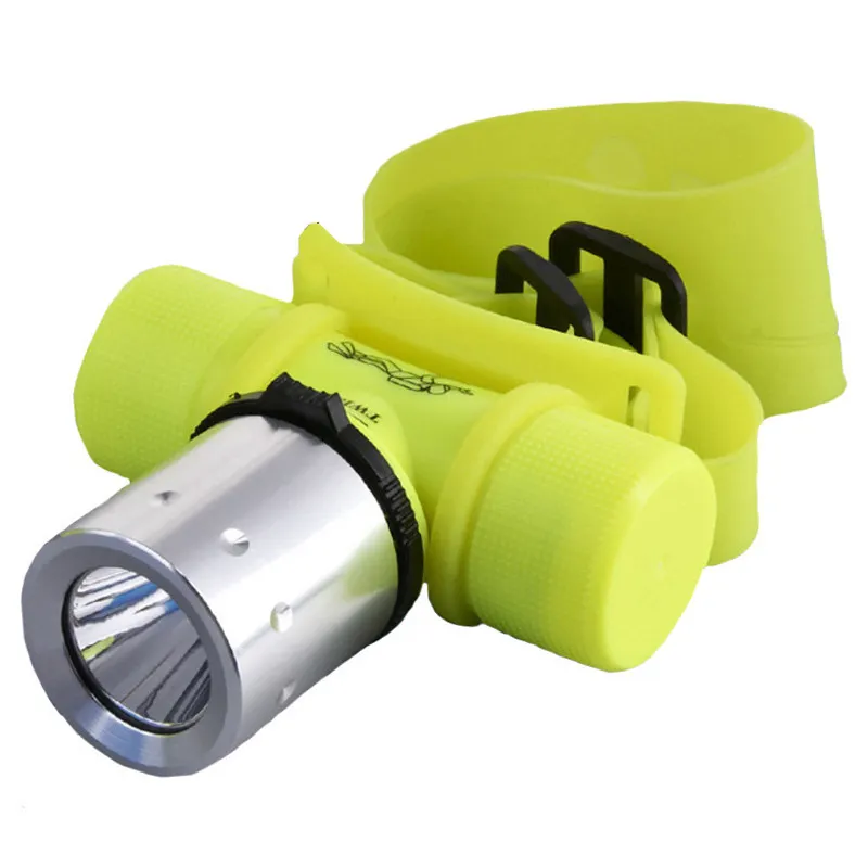 Summer Dive Equipment 1200 Lumen IP68 Waterproof T6 LED Diving Headlamp Headlight, Underwater Diving Led Head Lamp