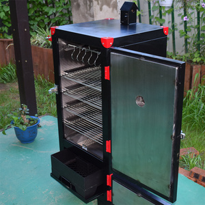 BBQ vertical au gaz au charbon de bois électrique personnalisé OEM Offset Lang Meilleur four de fumage Grill Pit - Product Image 3