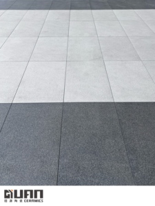 Dalles de pavage en granit crème mat en céramique pleine masse 600x600x20mm antidérapantes R13 <span class=keywords><strong>pour</strong></span> <span class=keywords><strong>terrasse</strong></span> extérieure, carreaux en porcelaine - Product Image 3