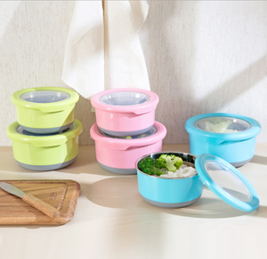 Best Stainless Steel Lunch Boxes Lids/Kids Lunch Food Storage Containers/Stackable box new arrival Baby Food, Snacks 220ML