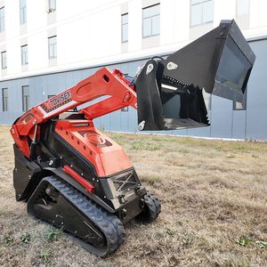 Minicargadora de orugas con motor diésel Kubota EPA de 25 HP y capacidad de carga de 650 kg, con accesorios para paisajismo - Product Image 5