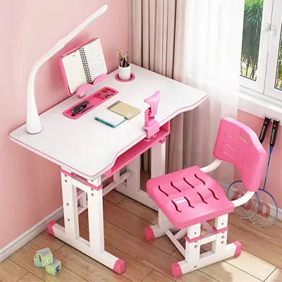COMNENIR Cheap Adjustable School Classroom Children Study Desk And Chairs Set For Kids