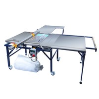 Mesin Gergaji Kayu Horizontal 220V untuk Memotong Log dan Panel, Komponen Inti Motor Spindle Blade untuk Pengolahan Kayu