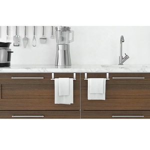 Portasciugamani <span class=keywords><strong>da</strong></span> <span class=keywords><strong>Porta</strong></span> in Acciaio Inox Spazzolato di Alta Qualità per Armadi e Ante - Product Image 6
