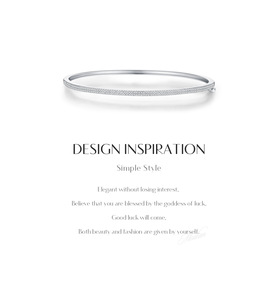 2026 Luxury Minimalist Full Stone Thin Bangle S925 Sterling <b>Silver</b> Open <b>Bracelet</b> Stackable Versatile Wrist <b>Cuff</b> For Women - Product Image 6