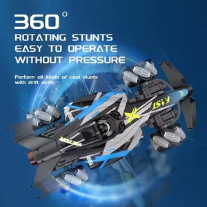 RC Drift Car <span class=keywords><strong>con</strong></span> música Led luces 2,4G <span class=keywords><strong>guante</strong></span> gesto Radio Control remoto Spray Stunt Cars 4WD juguetes eléctricos para niños - Product Image 3