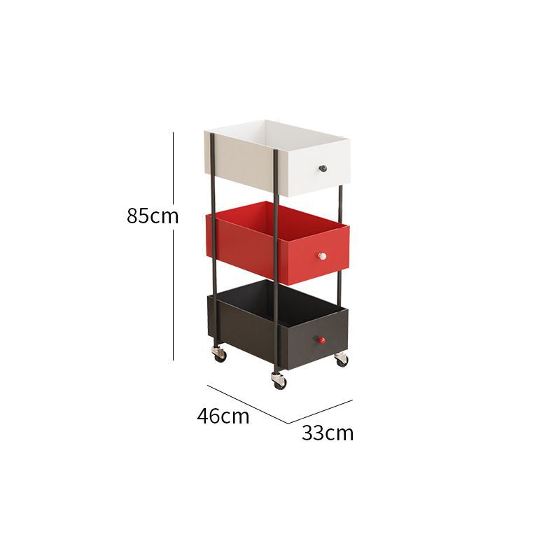 Noir, blanc et rouge (trois couches)