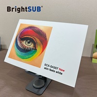 Feuille de transfert thermique par sublimation Longstar BrightSUB, feuille de transfert thermique en métal, impression par transfert thermique en aluminium, plaque blanche brillante revêtue