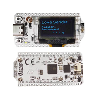 868MHz/915MHz LoRa ESP32 Blue Oled Wifi SX1276 Modul Penguat Daya Papan Pengembangan IOT dengan Antena untuk Kit Diy Elektronik