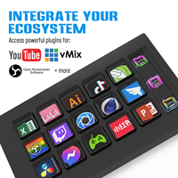 MiraBox HSV293S Stream Deck con Monitor Lateral |   15 teclas LCD, iconos dinámicos y software personalizado |   Suministro OEM de Fábrica
