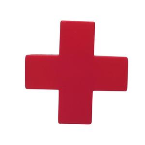 Palline Antistress Personalizzate a Forma di Croce Rossa e Verde, Logo Promozionale, Morbide in TPR, Regalo Medico, Pronto Soccorso, Salute e Benessere - Product Image 3