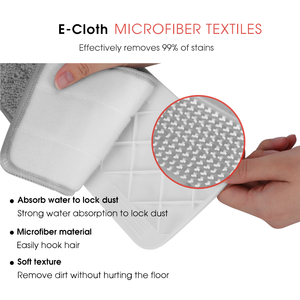 <span class=keywords><strong>Mop</strong></span> Masthome White Easy Cleaning 3 sezioni manico in acciaio inossidabile microfibra Magic Flat Water Spray <span class=keywords><strong>Mop</strong></span> - Product Image 4