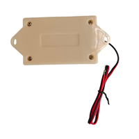 Alarme sonore double anneau blanche AT8532DL450MM, son double, 115 dB, buzzer 85x55 mm, 9-12 V