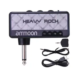 Bộ Khuếch Đại Tai Nghe Guitar Điện Amp 1/4 Inch Cắm Giắc Cắm Tai Nghe 3.5Mm & Aux Với Hiệu Ứng Méo Rock Cổ Điển Tích Hợp