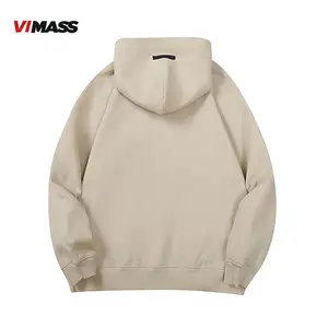 Manufacture 500 Gsm Oversized Pullover Hoodies Drop Shoulder Heavy Weight Puff Print Hoodies Men For High Quality