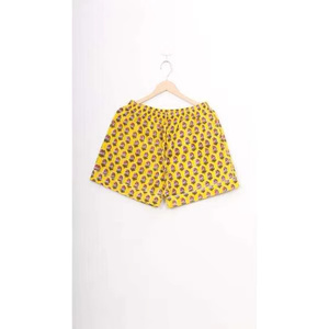 Ensemble de pyjama court pour femme, en satin 100% coton respirant, imprimé à la main, taille élastique, lavable en machine, parmi les plus vendus - Product Image 6