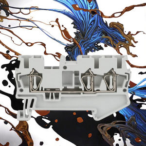 PTS Conector de Bloque de Terminales Universal de Tipo Resorte de 2.5mm, Bloque de Terminales de Tornillo para Riel DIN Montado en Riel Eléctrico - Product Image 3