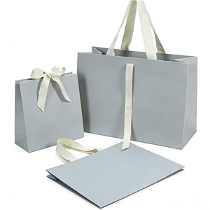 Bolsa de Regalo de Papel Kraft Aséptico Ecológica con Logotipo Personalizado, Diseño Impreso, para Joyería y Uso en Supermercados, Venta Caliente - Product Image 1