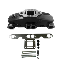 Kits de Elevación de Colector de Escape Mercruiser V8 5.0l 5.7l para Piezas de Motor Marino XME, Colector y Elevación de Bloque Pequeño