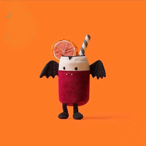 Peluche de chauve-souris pour Halloween, ornement suspendu pour décoration de fête, cadeau, animal rembourré en éponge - Product Image 2