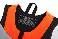 Gilet de sauvetage coloré en néoprène imperméable personnalisé pour adultes Gilet de sauvetage à flotteur pour maillot de bain
