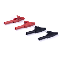 1000V 32A Crocodile pinces crocodiles 4mm prise banane multimètre connexion de sertissage en laiton pour les tests électriques
