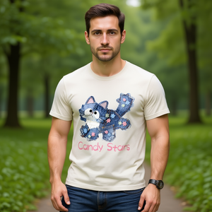 Camiseta Unisex de 210 g/m², 100 % Algodón, Informal, Transpirable, Duradera, con Estampado DTF, Camiseta para Hombre - Product Image 3