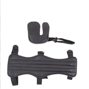 Juego de protectores de brazo para tiro con arco Ztc418, equipo de protección para caza con arco recurvo de plástico negro, accesorios para tiro al aire libre - Product Image 5