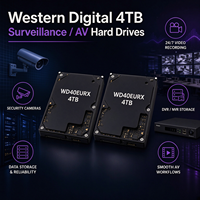 Disque dur WD40EURX 4 To AV-GP SATA 6 Gbit/s 3,5 pouces 5400 tr/min 64 Mo de cache pour enregistrement audio-vidéo DVR NVR et stockage de sécurité (vente en gros)