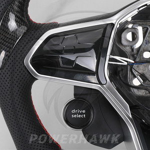 Nuevo Volante Deportivo PowerHawk de Fibra de Carbono y Cuero para Volkswagen Golf 6-8R <span class=keywords><strong>GTI</strong></span> <span class=keywords><strong>Polo</strong></span> Jetta para CC para Scirocco - Product Image 4