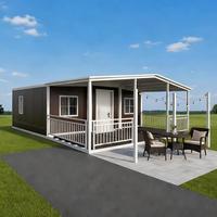 Casa Contenedor Modular Prefabricada de Lujo Personalizada de 20 pies/40 pies con Cocina y Baño, Casa Contenedor Expandible