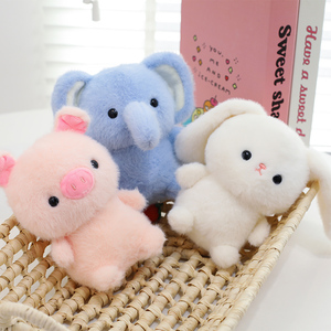 All'ingrosso simpatico elefante peluche, animale di pezza <span class=keywords><strong>compagno</strong></span> da scrivania per alleviare lo Stress e l'apprendimento, piccolo regalo - Product Image 6