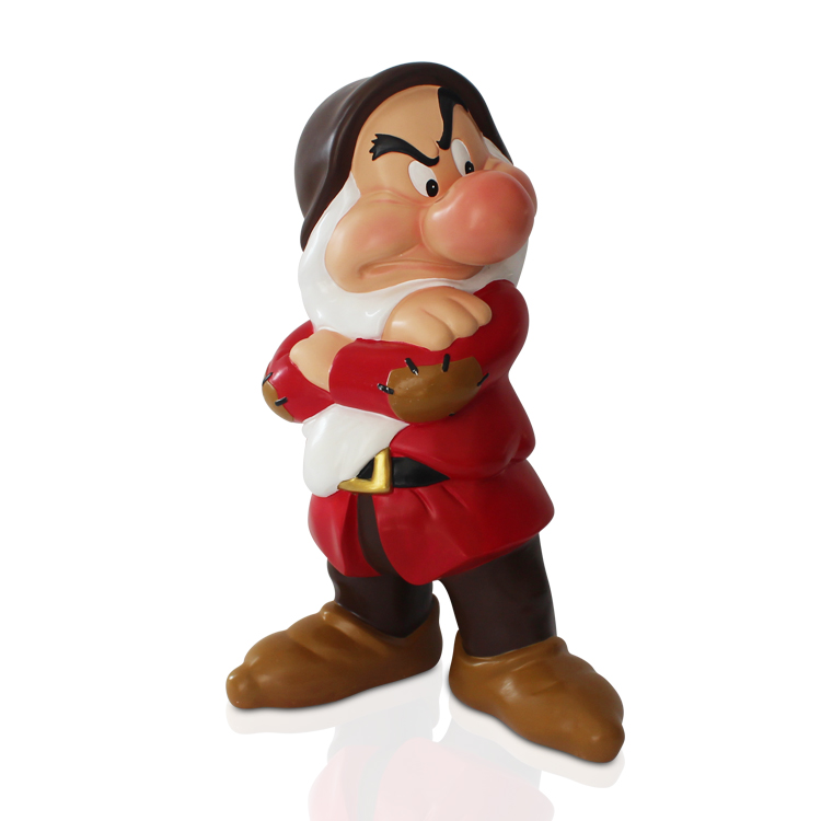 Cartoon Character Statue Grimm Fairy Tales Dwarfs Figurine