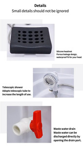 Lavacabezas con Respaldo Extendido para Relajación Corporal Completa – Lavabo para Lavado de Cabello, Masajeador de Cuero Cabelludo, Equipo para Spa y Salón - Product Image 5