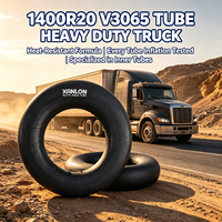 Ban Dalam Truk OTR Heavy Duty 1400R20 14.00R20 Karet Butil Kedap Udara Tinggi dengan Katup V3065
