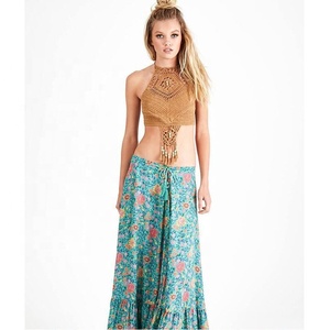 Fancywork Women Sexy Fringe Crochet Bikini Set Halter Neck costumi da bagno per donna String Bikini Set Bikini da donna Crochet - Product Image 2