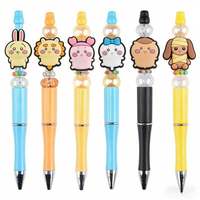 Perles en PVC silicone sans BPA personnalisées Nouveau cartoon Sugar Focal Charms Candy Pen Topper avec haute visibilité pour une visibilité optimale