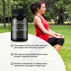 Capsules de thé vert pour la gestion du poids, booster de métabolisme, compléments alimentaires coupe-faim pour adultes - Product Image 6