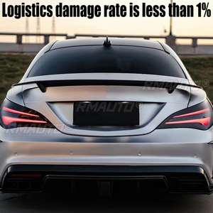 Pour Mercedes-Benz CLA W117 Spoiler CLA180 CLA200 250 CLA260 CLA45 2014 -2018 Style RT Spoiler de coffre arrière en fibre de carbone véritable/ABS - Product Image 2