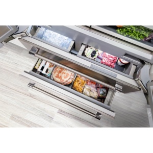 42-Inch 4-Door French Door Smart <b>Refrigerator</b> 23.1 Cu. Ft. Total Capacity Internal Water Dispenser Ice Maker Stainless Steel Bui - Product Image 4