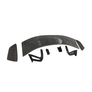 2016+ New Design <strong>GT</strong>-4 Style Real Carbon Fiber Car Rear Tail <strong>Spoiler</strong> for Boxster 718 Universal Rear Trunk <strong>Spoiler</strong> Wing - Product Image 1