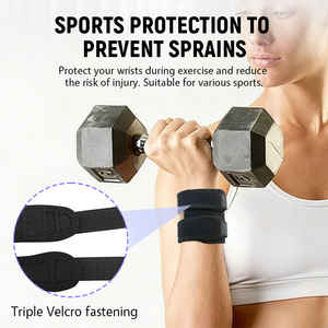 Sangles de poignet durables pour l'haltérophilie, bandes de soutien personnalisées pour la musculation, accessoires de fitness professionnels - Product Image 3