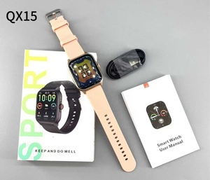 Montre connectée Android QX15 Smart <span class=keywords><strong>Fitness</strong></span> avec écran 1,85 pouces, appels, exercices respiratoires, assistant vocal IA, suivi de la fréquence cardiaque, modes sportifs, IP67 - Product Image 2