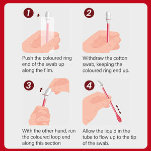 Wegwerp Joodafoor Wattenstaafjes Povidon Jodium Gevulde Wattenstaafjes Voor Nooddesinfectie - Product Image 3