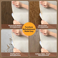Vente flash pour la décoration murale, autocollants muraux autocollants en PVC, feuille de marbre UV, marbre